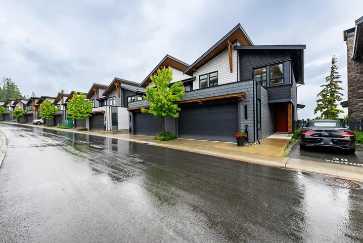 View of front of home featuring a residential view and an attached garage
