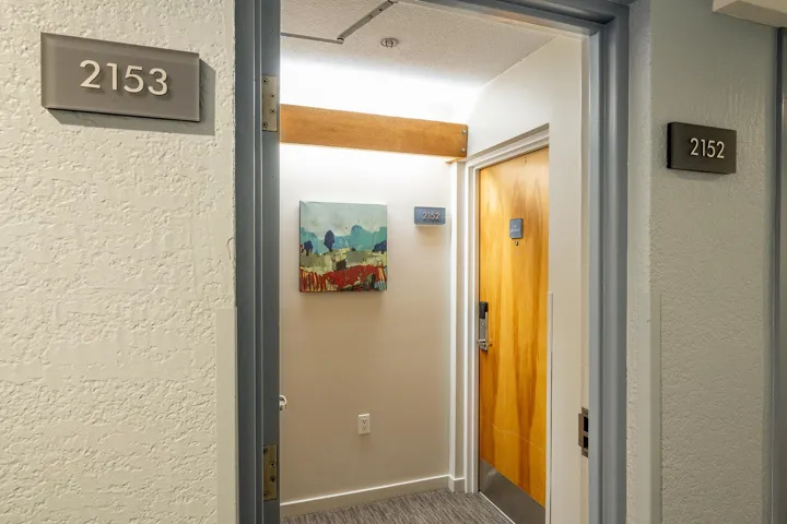 View of exterior entry