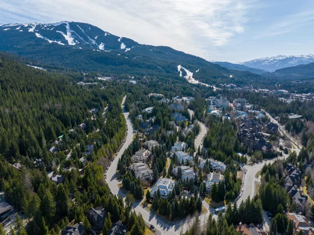 View of property location featuring mountains and nearby suburban area