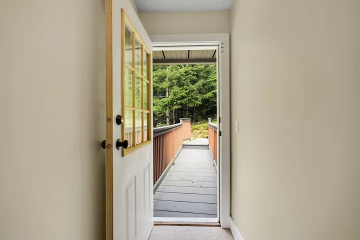 View of doorway from 2nd floor