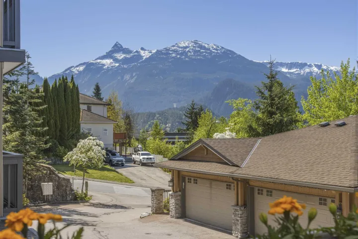 Distant snow-capped mountain range providing a dramatic backdrop