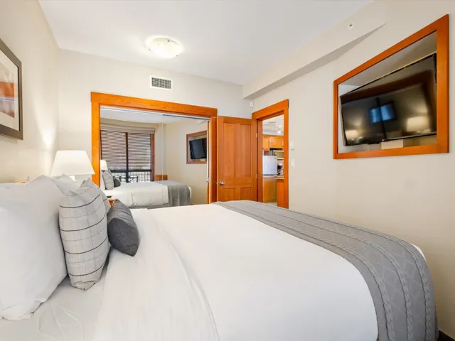 Bedroom with visible vents