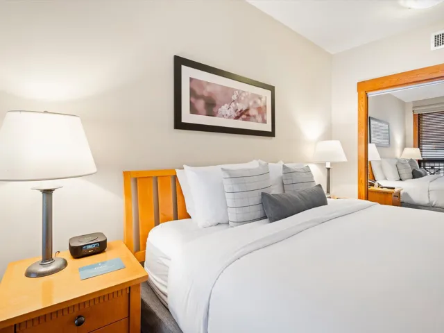 Bedroom with visible vents