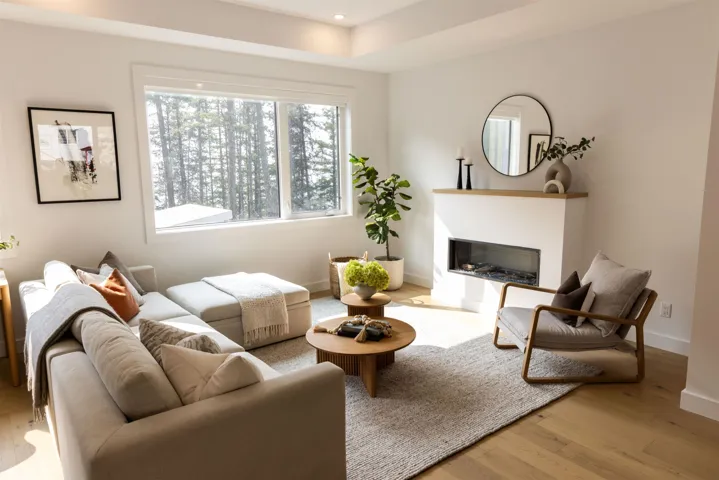 Bedroom featuring light wood finished floors and baseboards