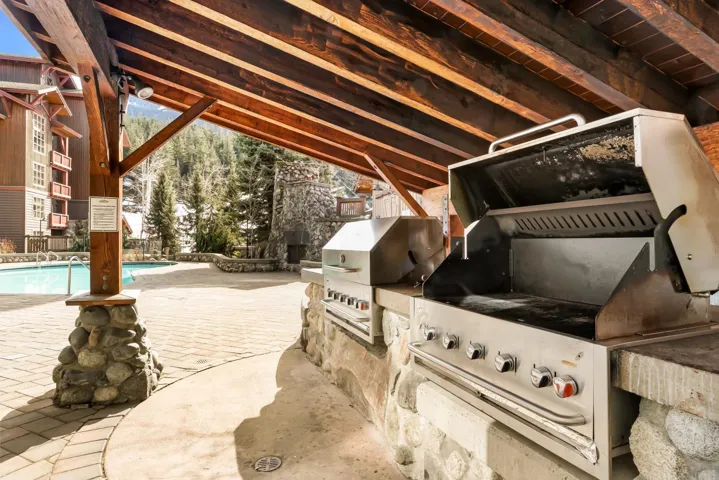 View of patio / terrace featuring a fenced in pool, a grill, and area for grilling