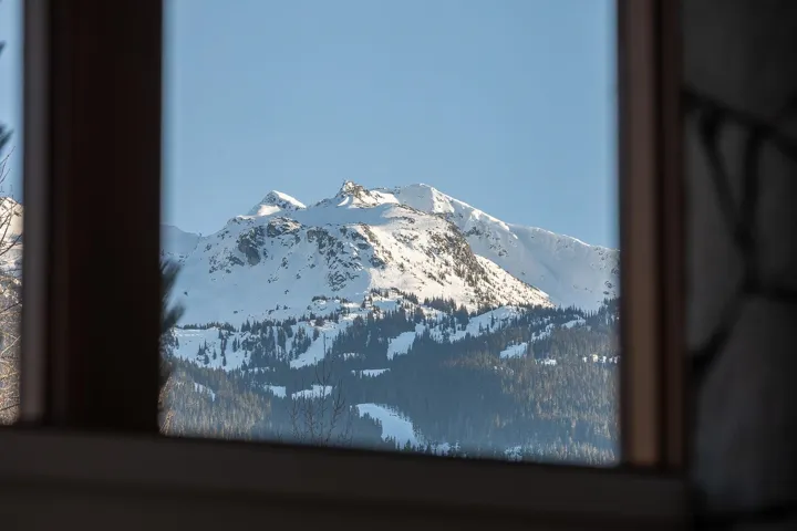 Detailed view of mountains