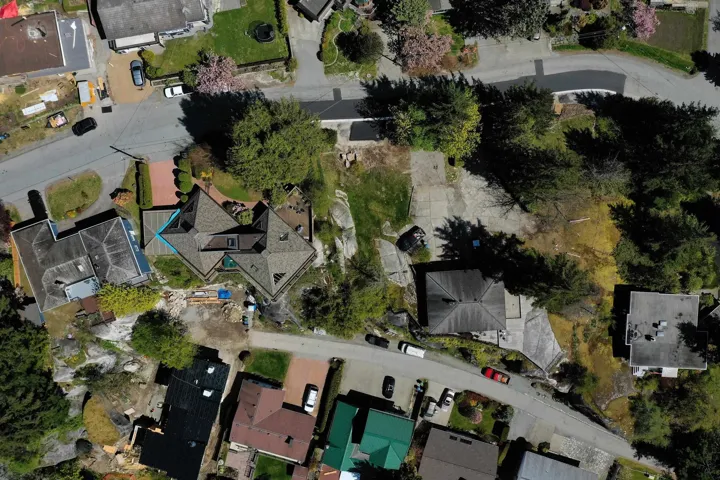 Bird's eye view featuring a residential view