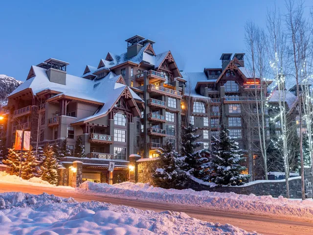 Snow covered property