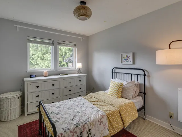 Bedroom featuring carpet floors