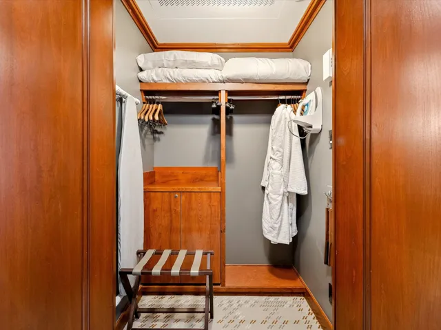 View of spacious closet