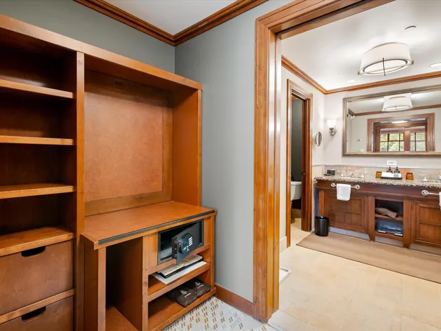 View of spacious closet