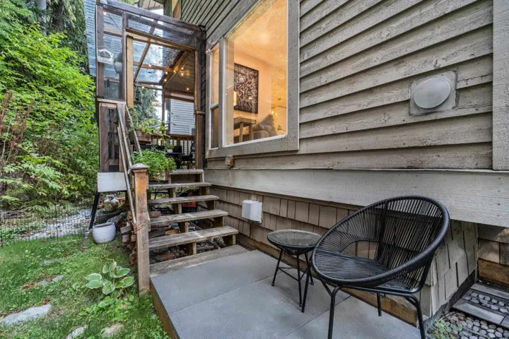 View of patio / terrace featuring stairs