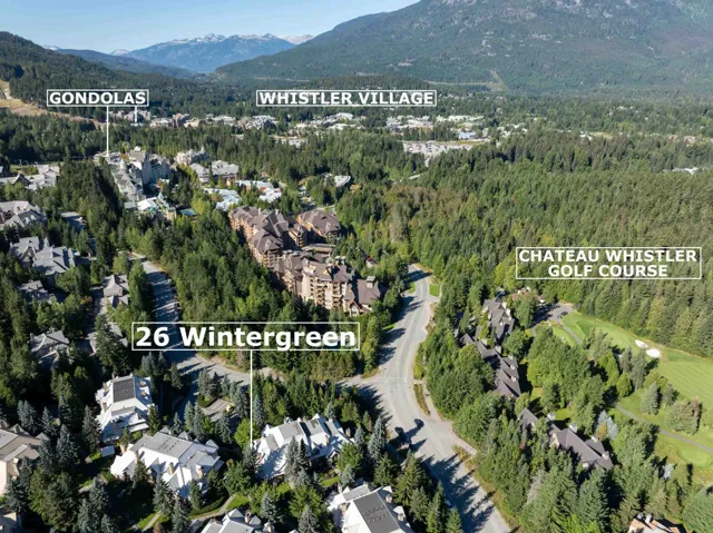 View of property location featuring nearby suburban area and a mountain backdrop