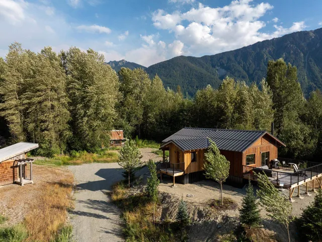 Mountain view featuring a heavily wooded area