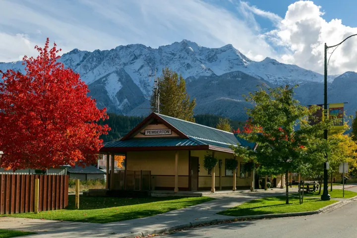 View of mountain background
