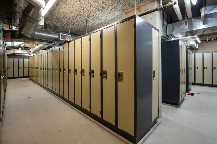 Access your private ski locker year round.