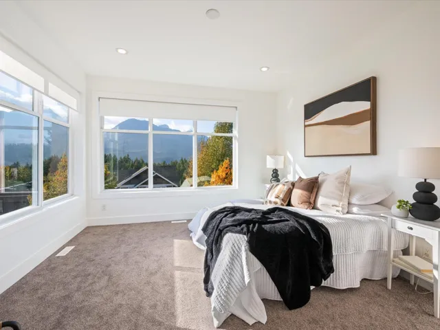 Bedroom featuring carpet floors and recessed lighting