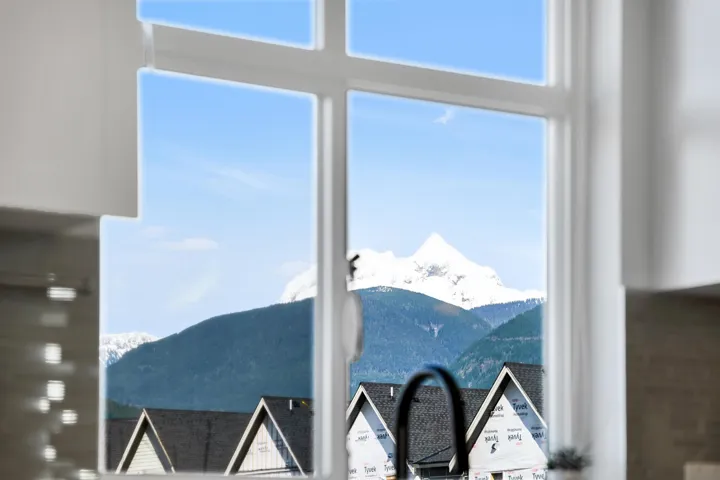 View of mountain background