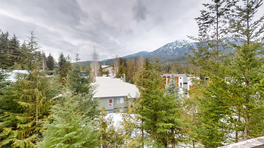 View of mountain feature featuring a wooded view