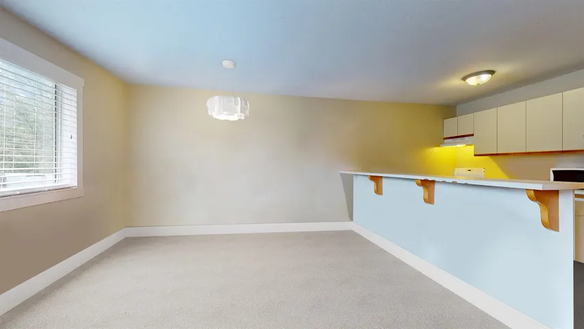 Virtually staged with no furniture