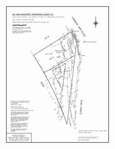 Survey map / technical document