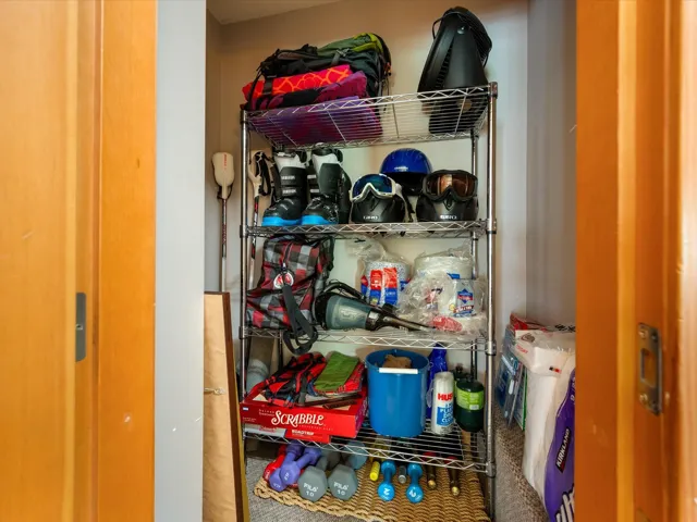 View of storage area