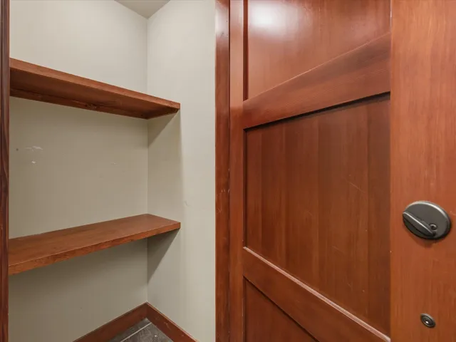 View of spacious closet