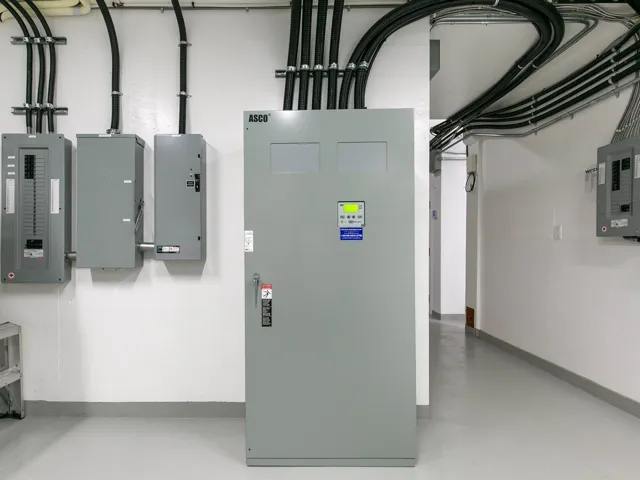 Utility room featuring electric panel