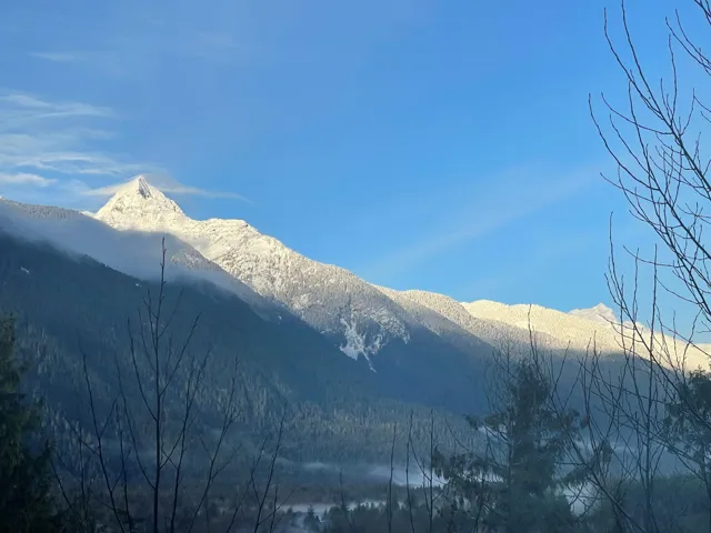 View of mountain backdrop