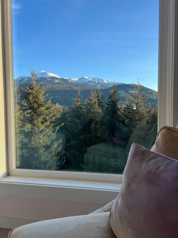 View of mountain background