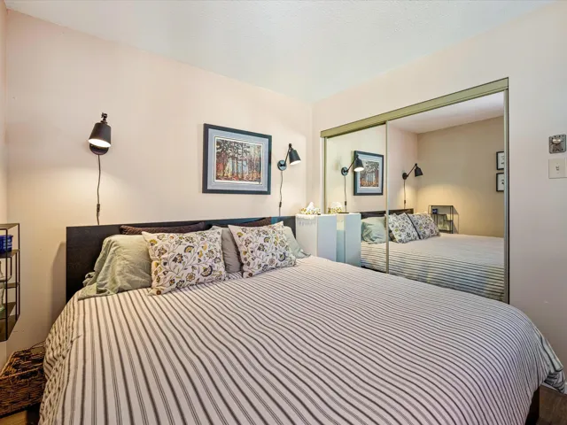 Bedroom with a closet