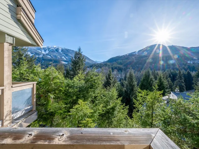 View of mountain background