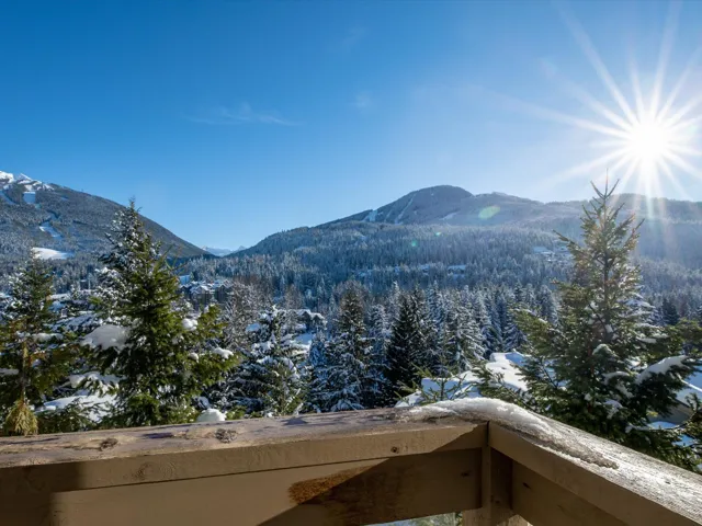 View of mountain backdrop