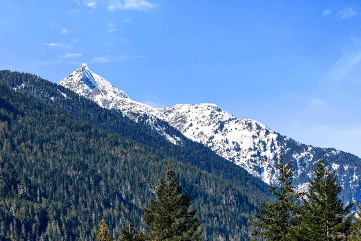 View of mountain backdrop