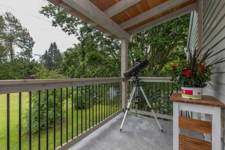 View of balcony off of the primary bedroom