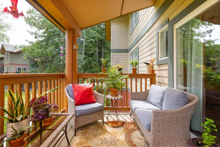 View of deck