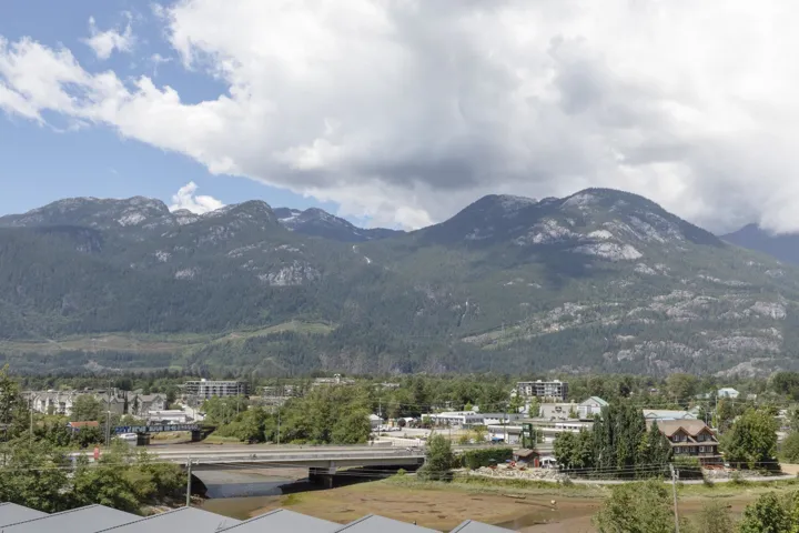View of mountain backdrop