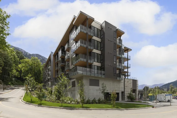 View of property with a mountain view