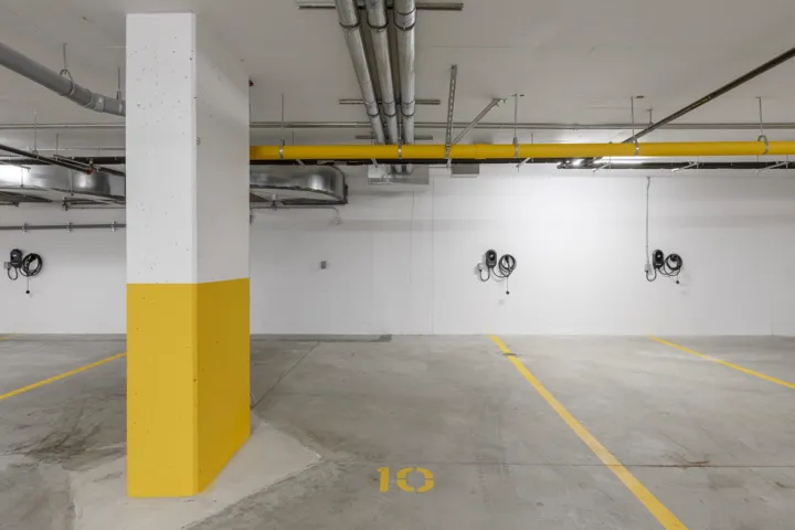 View of parking deck