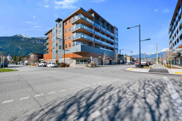 View of apartment building / complex with a mountain view