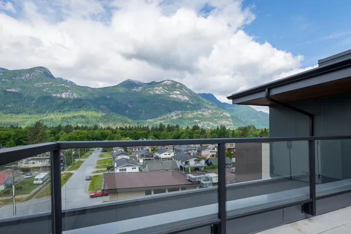 View of mountain background