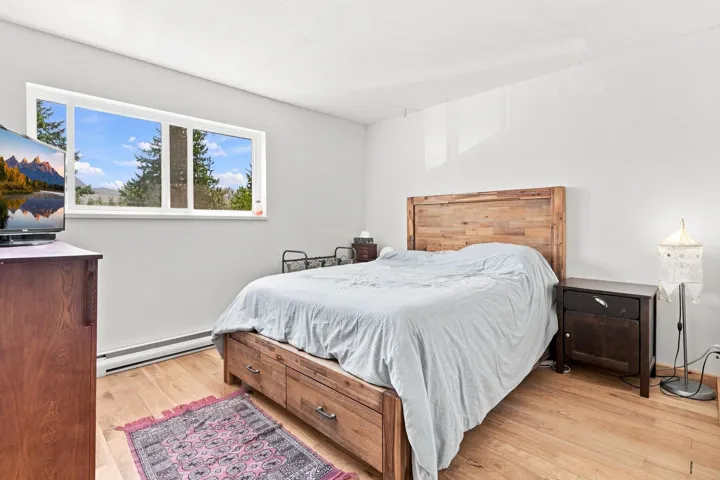 Expansive window offering abundant natural light