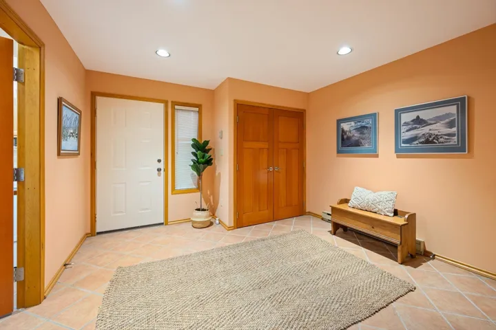Foyer featuring recessed lighting