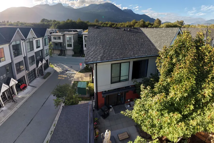 Bird's eye view of mountains