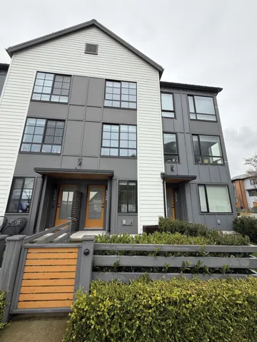 View of front of house with a fenced front yard