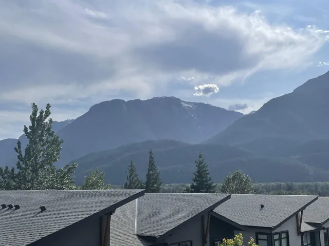 View of mountain background