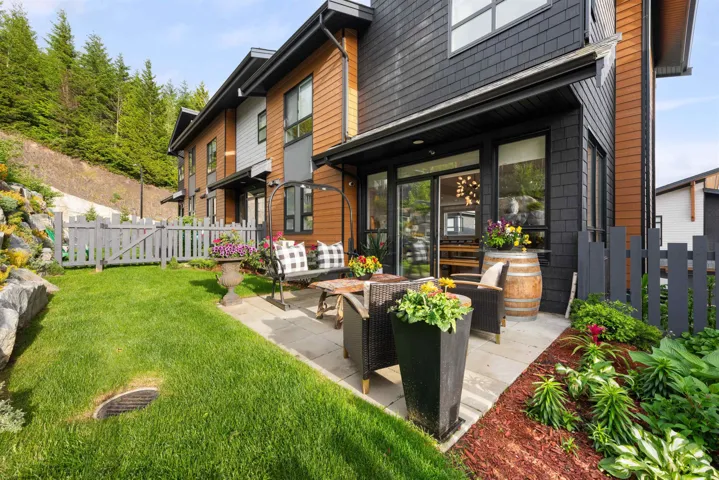 Back of house with a patio area