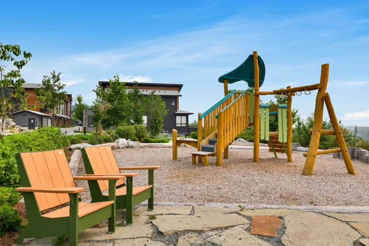 View of community playground