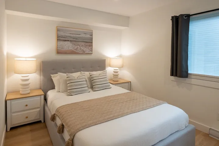 Bedroom featuring light wood-style floors