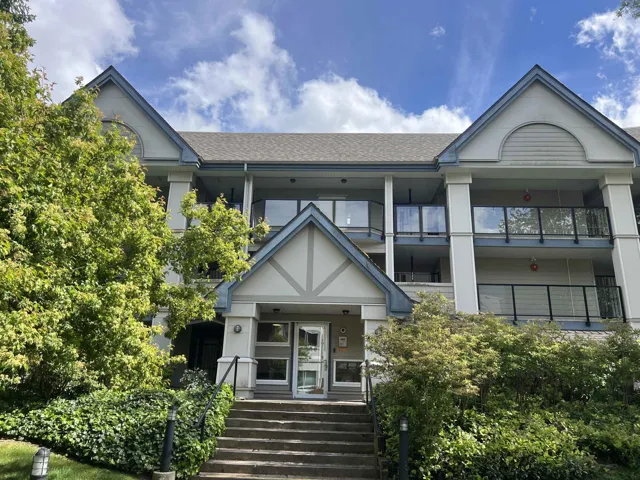 View of building exterior with stairs